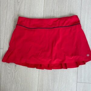 Lululemon Athletica Red Skort